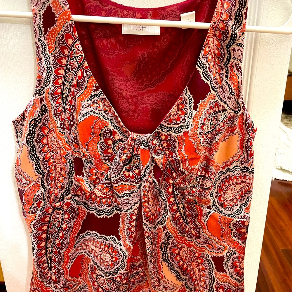 AnnTaylor Loft dress shirt. Lined. size 2